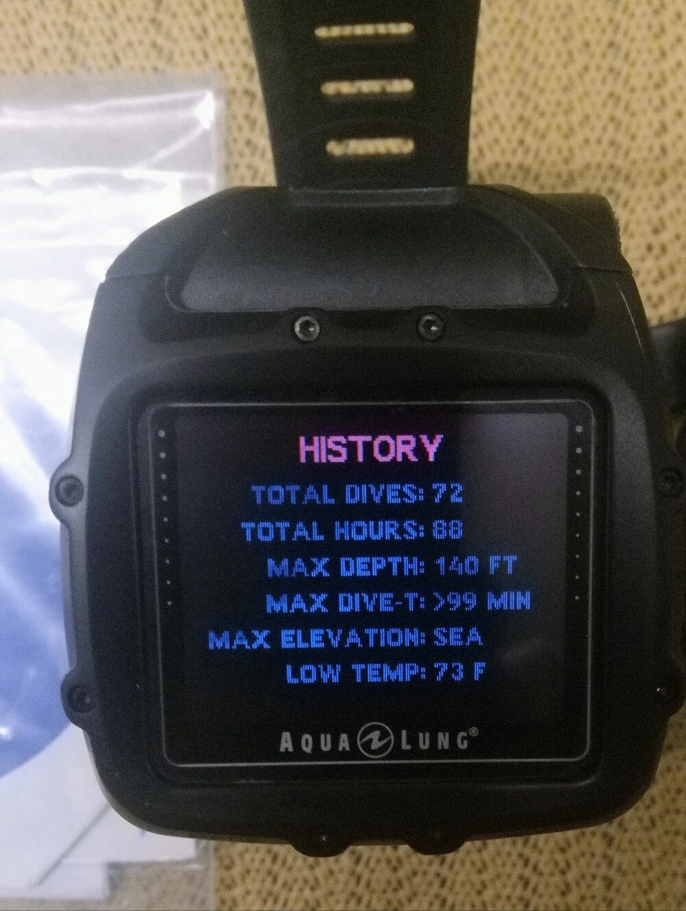 Aqua Lung 750 Computer Diving Wacth